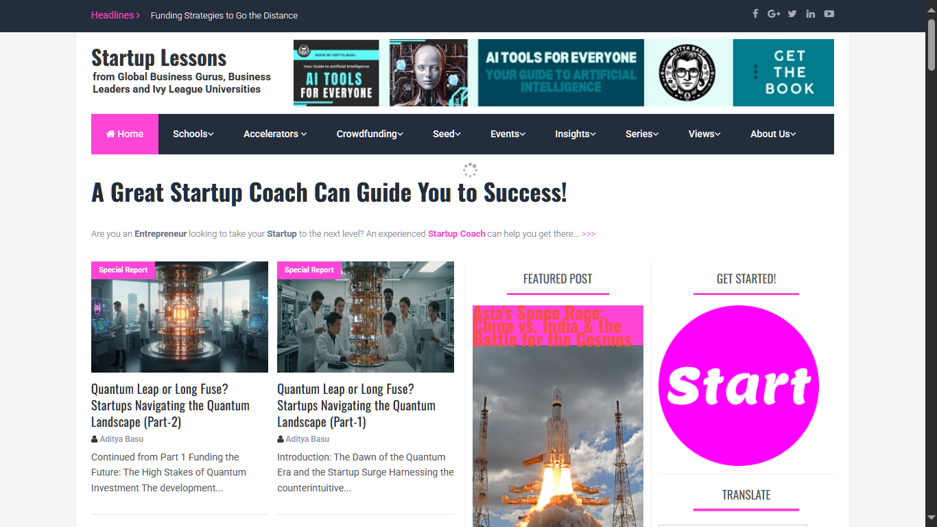 Startup Lessons